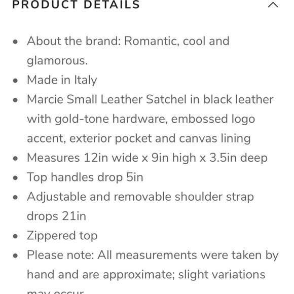 Marci Almost New in Black with Gold hardware - Picture 6 of 7